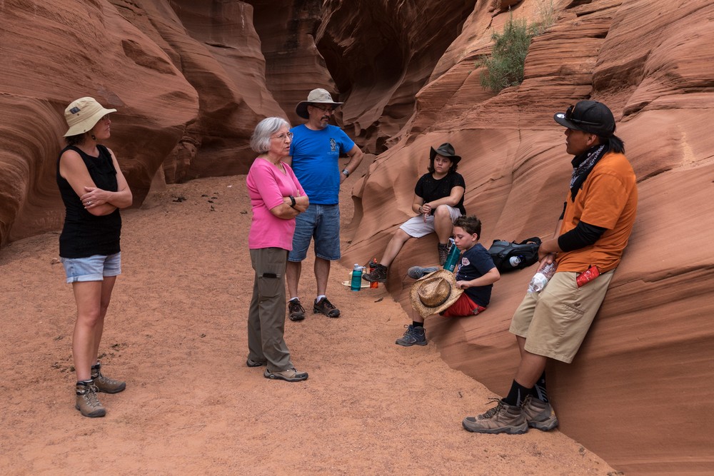 Holly, Joyce, Carl, Miranda, Matthew, and Khalid answering all questions.<br />Aug. 11, 2017 - Owl slot canyon near Page Arizona.