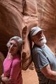 Joyce and Egils.<br />Aug. 11, 2017 - Rattlesnake slot canyon near Page Arizona.