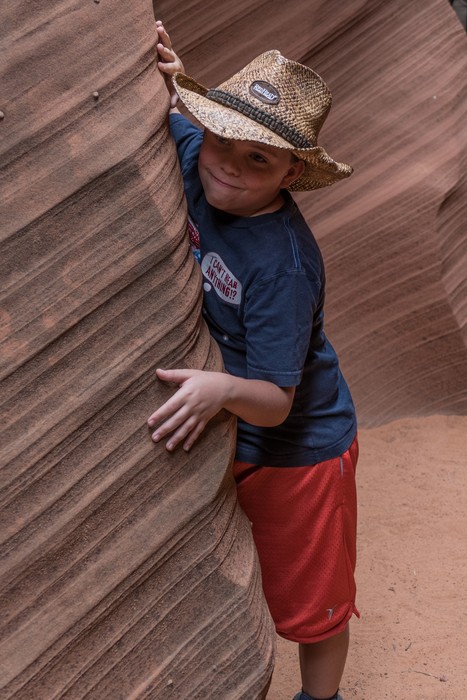 Matthew.<br />Aug. 11, 2017 - Rattlesnake slot canyon near Page Arizona.