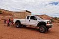 Miranda, Carl, Joyce, and Matthew.<br />About to leave for the Upper Antelope canyon.<br />Aug. 11, 2017 - Rattlesnake slot canyon near Page Arizona.