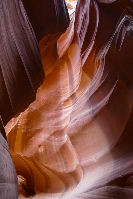 Aug. 11, 2017 - Upper Antelope slot canyon near Page Arizona.