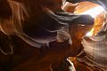 Aug. 11, 2017 - Upper Antelope slot canyon near Page Arizona.