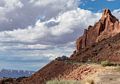 Rock formation.<br />Aug. 11, 2017 - Along US-89 South of Page, Arizona.