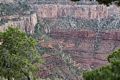Bright Angel Trail.<br />View from along the Rim Trail.<br />Aug. 12, 2017 - Grand Canyon National Park, Arizona.