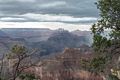 View from Yavapai Geological Museum of an approaching thunderstorm.<br />Aug. 12, 2017 - Grand Canyon National Park, Arizona.