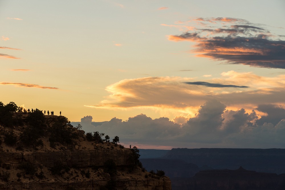 View from Powell Point? at sunset.<br />Aug. 12, 2017 - Grand Canyon National Park, Arizona.