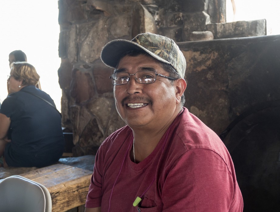 We bought an amulet from Mike.<br />At Desert View Watchtower.<br />Aug. 13, 2017 - Grand Canyon National Park, Arizona.