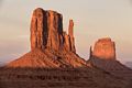 View from our cabin.<br />The Mittens.<br />Aug. 13, 2017 - Monument Valley Navajo Tribal Park, Arizona.