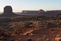 View from our cabin at sunrise.<br />Aug. 14, 2017 - Monument Valley Navajo Tribal Park, Arizona.