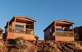 Our cabins and Holly.<br />Aug. 14, 2017 - Monument Valley Navajo Tribal Park, Arizona.