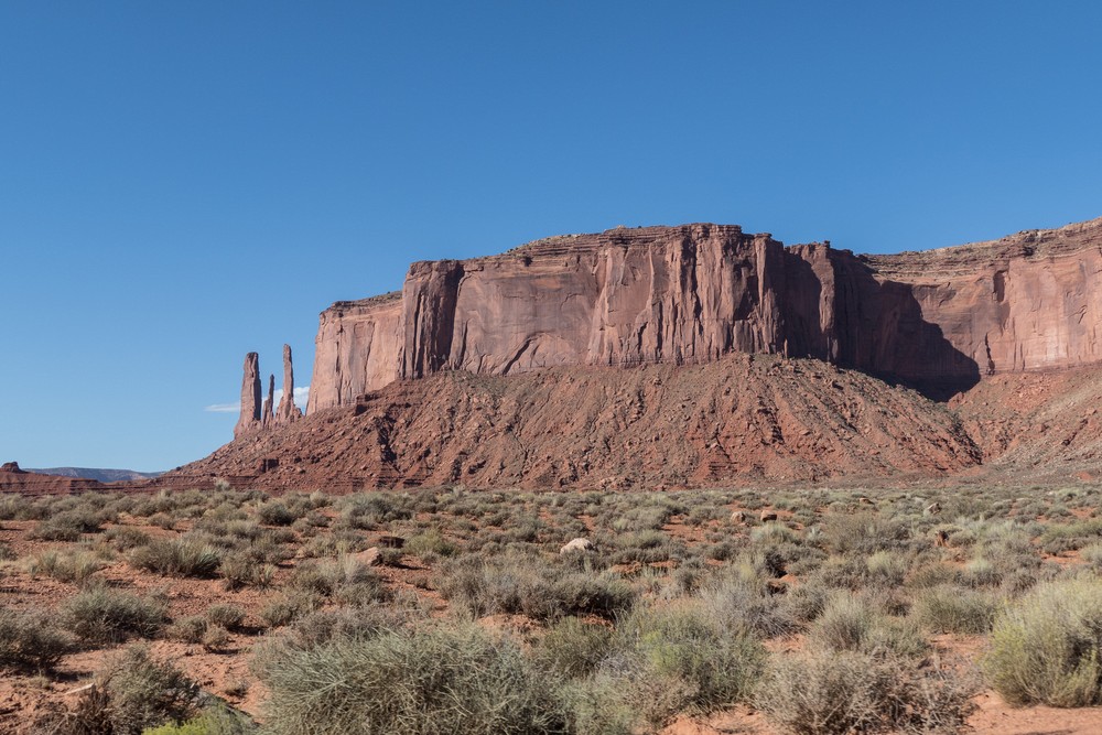 On tour with Navajo Spirit Tours.<br />Aug. 14, 2017 - Monument Valley Navajo Tribal Park, Arizona.