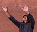 Our guide Sean Holiday.<br />On tour with Navajo Spirit Tours.<br />Aug. 14, 2017 - Monument Valley Navajo Tribal Park, Arizona.