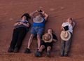 Miranda, Carl, Matthew, and Joyce.<br />On tour with Navajo Spirit Tours.<br />Aug. 14, 2017 - Monument Valley Navajo Tribal Park, Arizona.