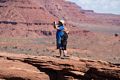 Carl and Matthew.<br />On tour with Navajo Spirit Tours.<br />Aug. 14, 2017 - Monument Valley Navajo Tribal Park, Arizona.