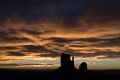 Sunrise in front of our cabin.<br />Aug. 15, 2017 - Monument Valley Navajo Tribal Park, Arizona.