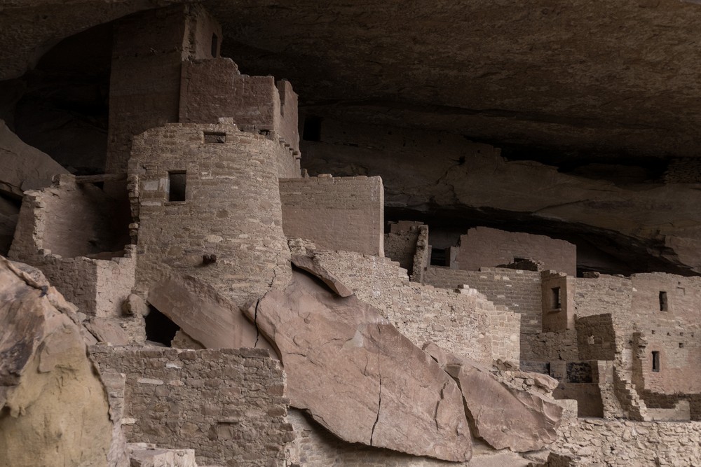 The evening tour of Cliff Palace.<br />Aug. 15, 2017 - Mesa Verde National Park, Colorado.