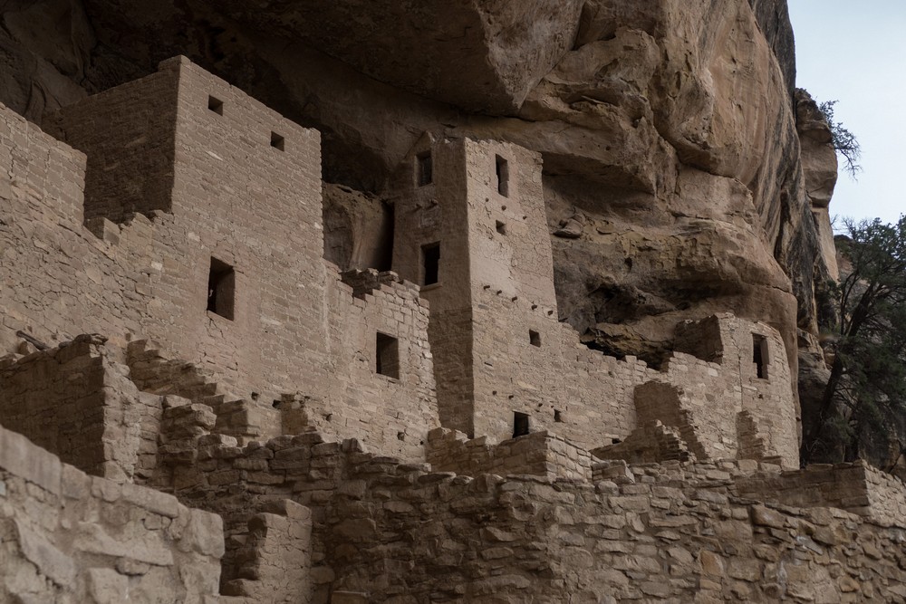 The evening tour of Cliff Palace.<br />Aug. 15, 2017 - Mesa Verde National Park, Colorado.