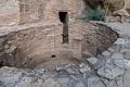 A kiva.<br />The evening tour of Cliff Palace.<br />Aug. 15, 2017 - Mesa Verde National Park, Colorado.