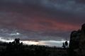 Sunset clouds.<br />The evening tour of Cliff Palace.<br />Aug. 15, 2017 - Mesa Verde National Park, Colorado.