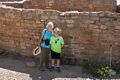 Joyce and Matthew at Sun Temple.<br />Aug. 16, 2017 - Mesa Verde National Park, Colorado.