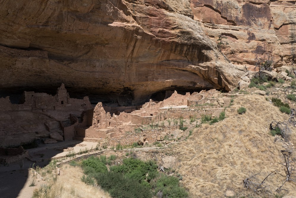 Ranger guided tour of Long Huose.<br />Aug. 16, 2017 - Mesa Verde National Park, Colorado.