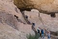 Ranger guided tour of Long Huose.<br />Aug. 16, 2017 - Mesa Verde National Park, Colorado.