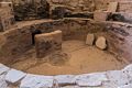 A kiva.<br />Ranger guided tour of Long Huose.<br />Aug. 16, 2017 - Mesa Verde National Park, Colorado.