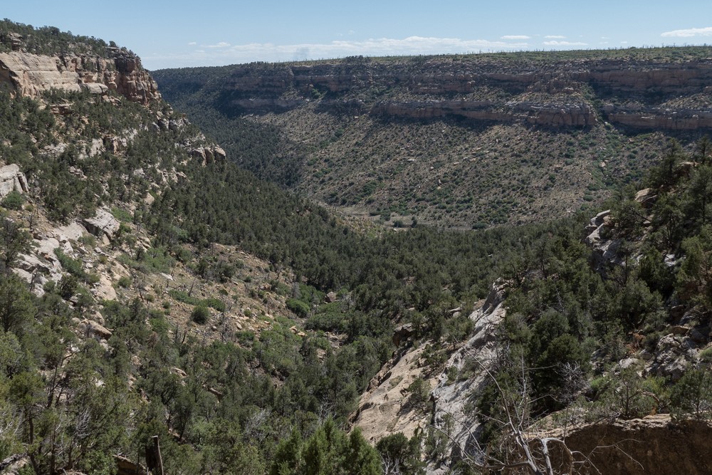 Ranger guided tour of Long Huose.<br />Aug. 16, 2017 - Mesa Verde National Park, Colorado.