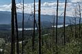 Electra Lake and US-550 from the Elbert Creet Trail.<br />Aug. 17, 2017 - Off US-550, Durango, Colorado.