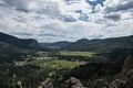 About 6 miles south of the pass itself.<br />Aug. 17, 2017 - Wolf Creek Pass Overlook on US-160, Colorado.