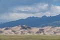 View of dunes of the Great Sand Dunes National Park.<br />Aug. 17, 2017 - Great Sand Dunes Lodge, Mosca, Colorado.