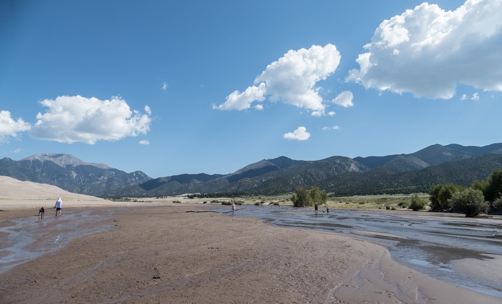 Medano Creek.<br />Aug. 18, 2017 - Great Sand Dunes National Park, Colorado.