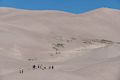 People enjoying the dunes.<br />Aug. 18, 2017 - Great Sand Dunes National Park, Colorado.