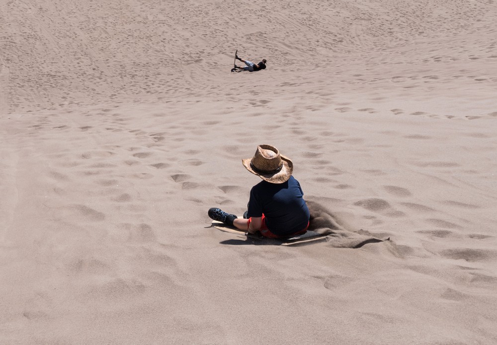 There goes Matthew again.<br />Aug. 18, 2017 - Great Sand Dunes National Park, Colorado.