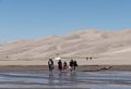 Carl, Joyce, Matthew, Miranda, and Holly.<br />Crossing the Medano Creek.<br />Aug. 18, 2017 - Great Sand Dunes National Park, Colorado.