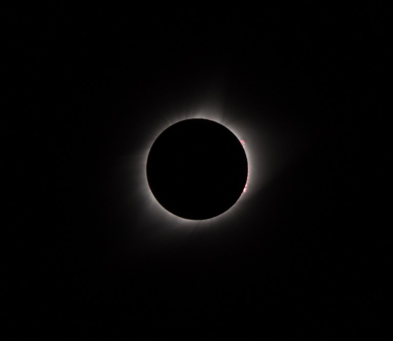 Total solar eclipse.<br />Aug. 21, 2017 - Vesta Cedar Glade State Natural Area, Tennessee.