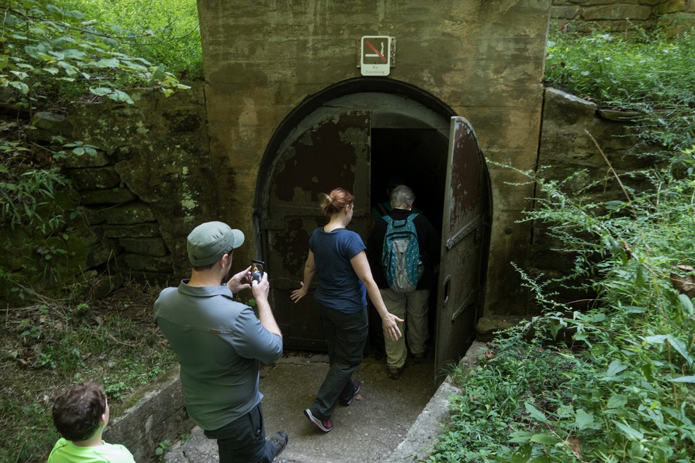 Entrance to the cave of our tour.<br />Aug. 22, 2017 - Mammoth Caves, Kentucky.