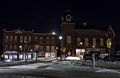 Full moon downtown.<br />Jan. 2, 2018 - Merrimac, Massachusetts.