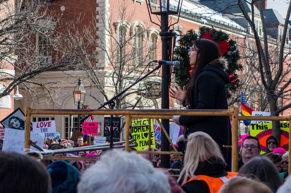 Women's March Anniversary.<br />Jan. 20, 2018 - Portsmouth, New Hampshire.