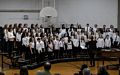 Matthew, Phoebe, and other chorus members.<br />Jan. 24, 2018 - Miscoe Hill Middle School, Mendon, Massachusetts.