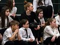 Matthew and other chorus members.<br />Jan. 24, 2018 - Miscoe Hill Middle School, Mendon, Massachusetts.