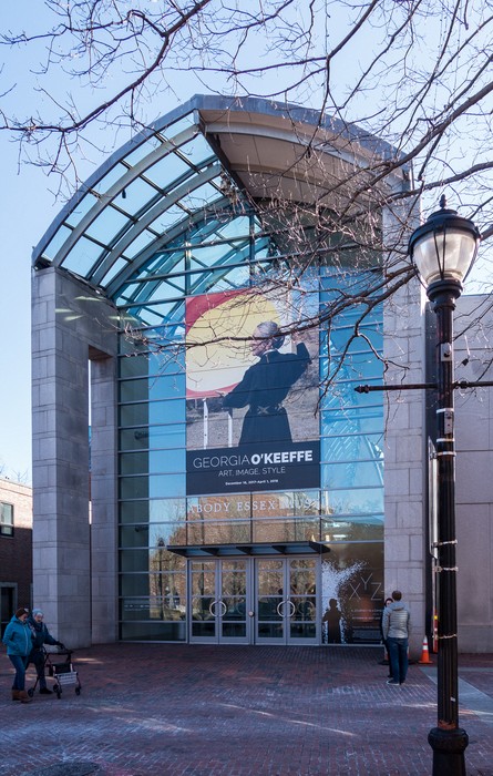Georgia O'Keeffe exhibit.<br />Jan. 26, 2018 - Peabody Essex Museum, Salem, Massachusetts.