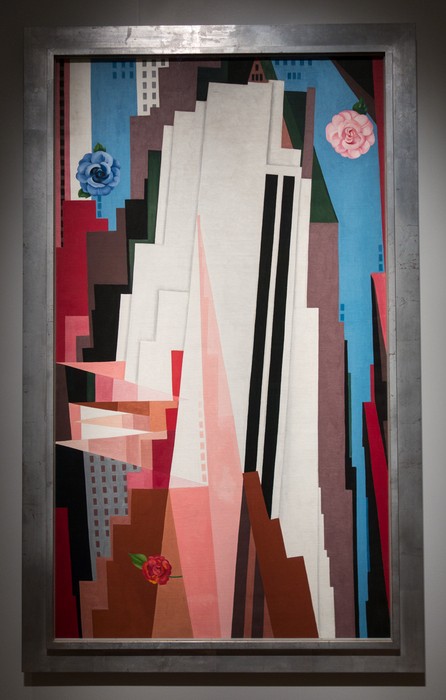 Manhattan, 1932.<br />Georgia O'Keeffe exhibit.<br />Jan. 26, 2018 - PEM, Salem, Massachusetts.