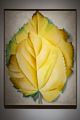 2 Yellow Leaves, 1928.<br />Georgia O'Keeffe exhibit.<br />Jan. 26, 2018 - PEM, Salem, Massachusetts.