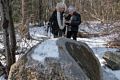 Dominique and Joyce.<br />Powwow River Conservation Area.<br />Jan. 27, 2018 - Amesbury, Massachusetts.