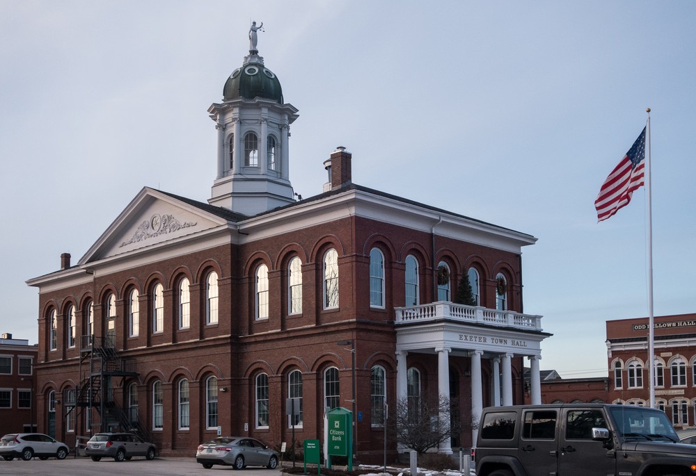 Town Hall.<br />Feb. 13, 2018 - Exeter, New Hampshire.