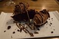 "Chocolate. Chocolate. Chocolate. Chocolate." menu item.<br />At Otis Restaurant courtesy of Norma and Paul's gift certificate.<br />Feb. 13, 2018 - Exeter, New Hampshire.