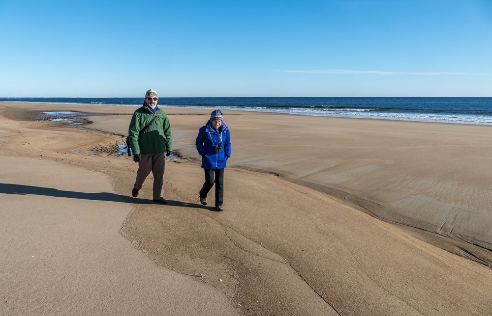 A six mile hike with Joyce and Paul.<br />Feb. 17, 2018 - Parker River National Wildlife Refuge, Plum Island, Massachusetts.