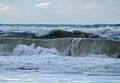 Weekend nor'easter still making waves.<br />Off parking lot #2.<br />March 4, 2018 - Parker River National Wildlife Refuge, Plum Island, Massachusetts.