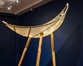 Andrea Thompson: 'Unlikely Vessels'.<br />Looking at art with Paul and Dominique.<br />March 9, 2018 - SoWa district, Boston, Massachusetts.